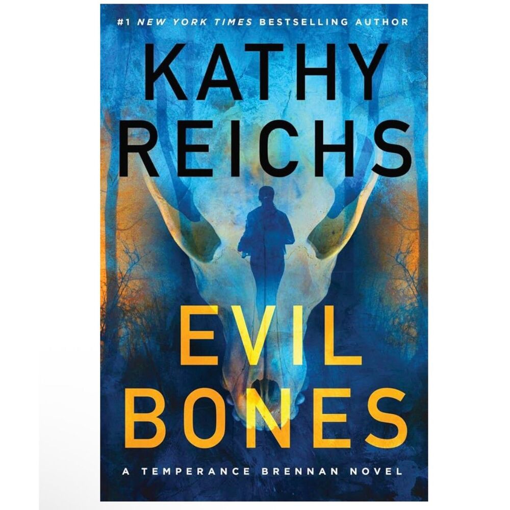Like New: Hardcover Evil Bones by Kathy Reichs, Decorative, Library Display Book